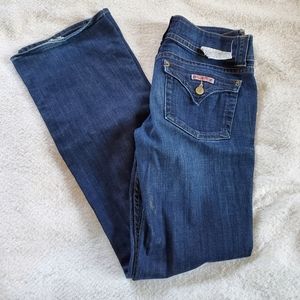 Hudson Flare Leg Distressed Jeans, Sz 29